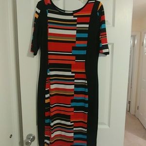 Colorful mini party dress
